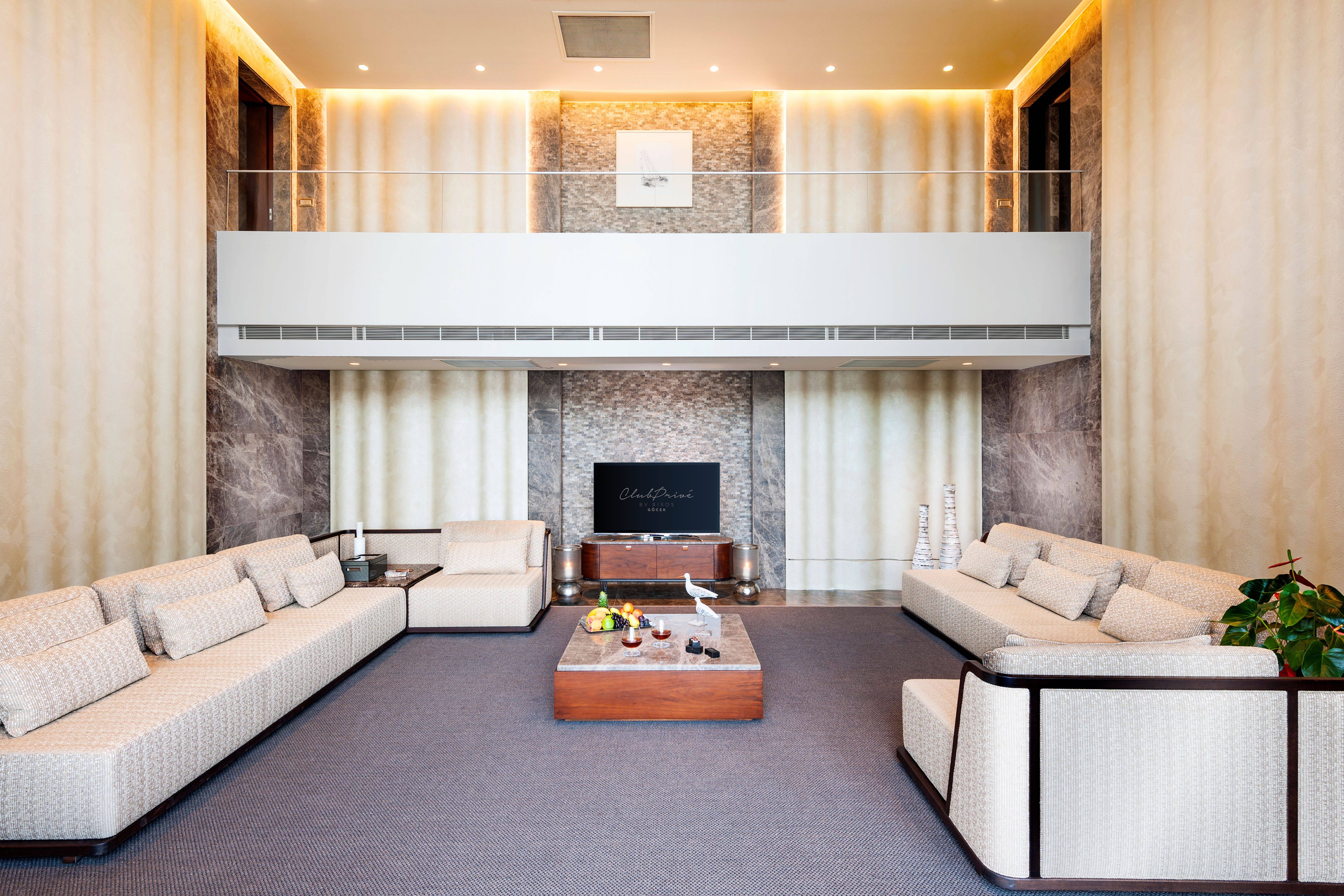 빌라 프리베, 정원 전망