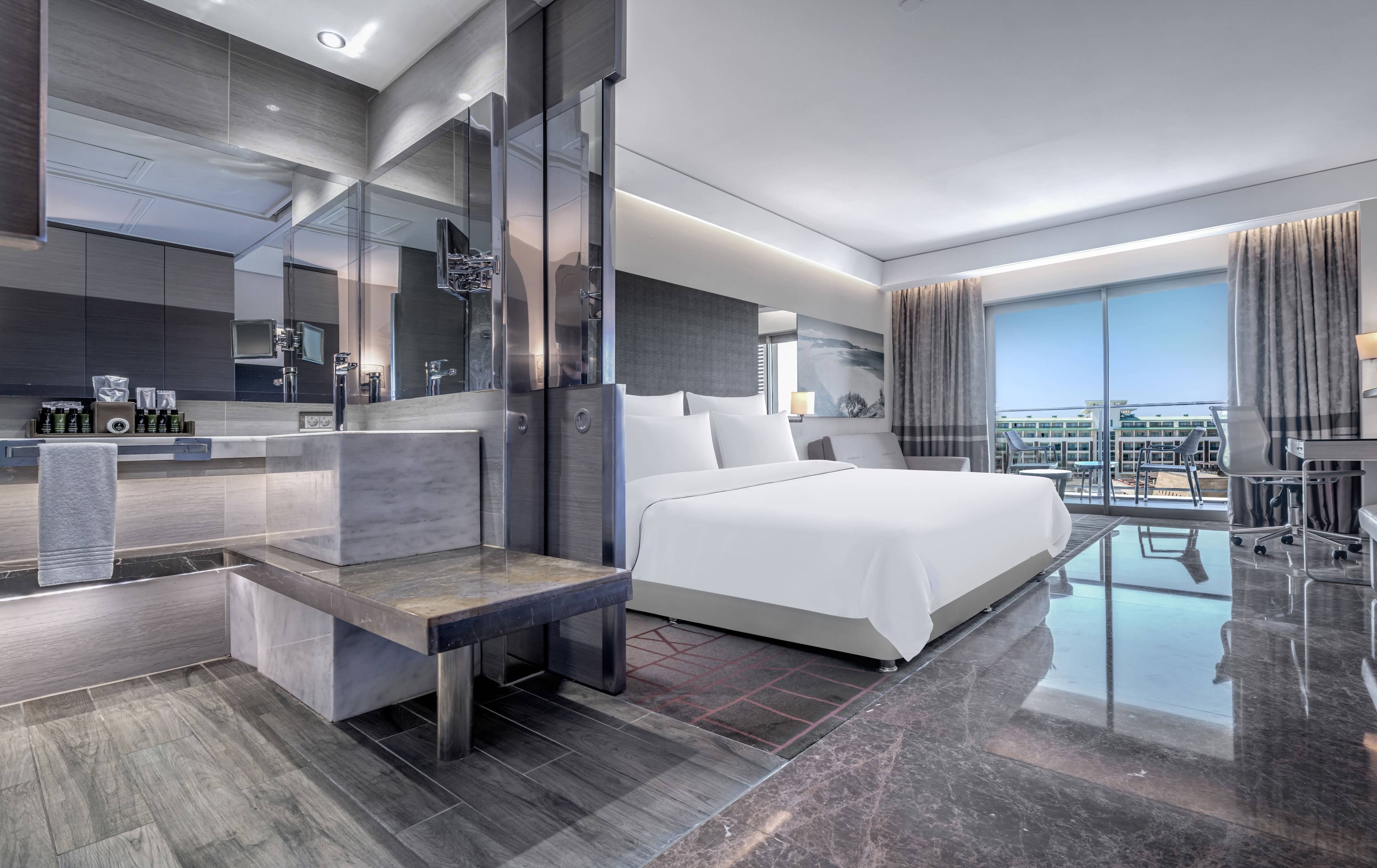 Deluxe soba, pogled na vrt