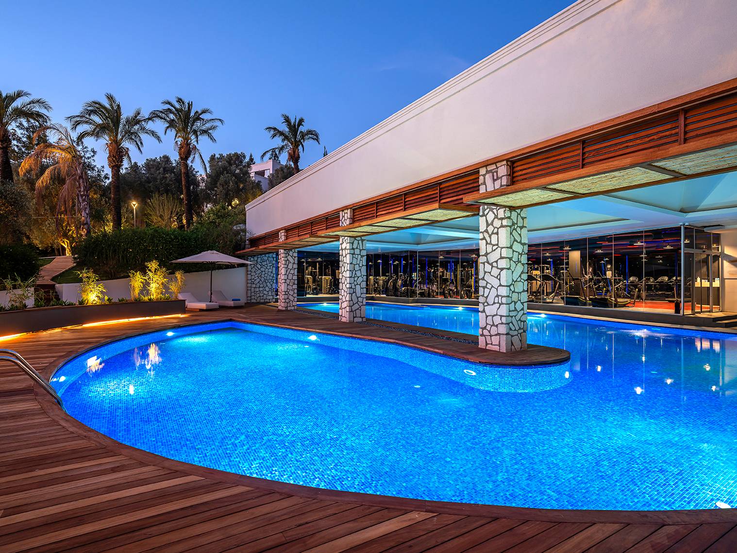 Anjana Spa semi open pool