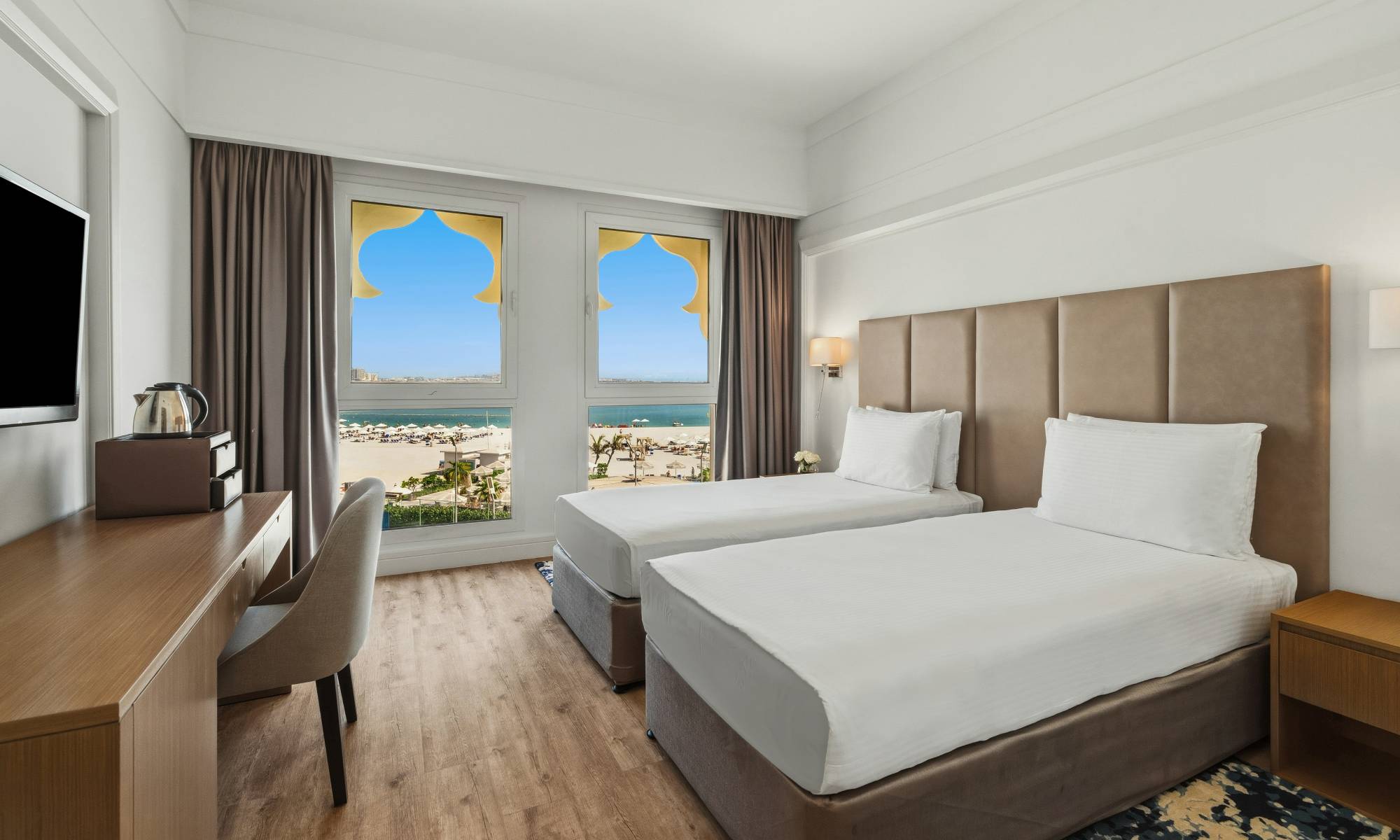 Deluxe soba s dva odvojena kreveta i pogledom na more